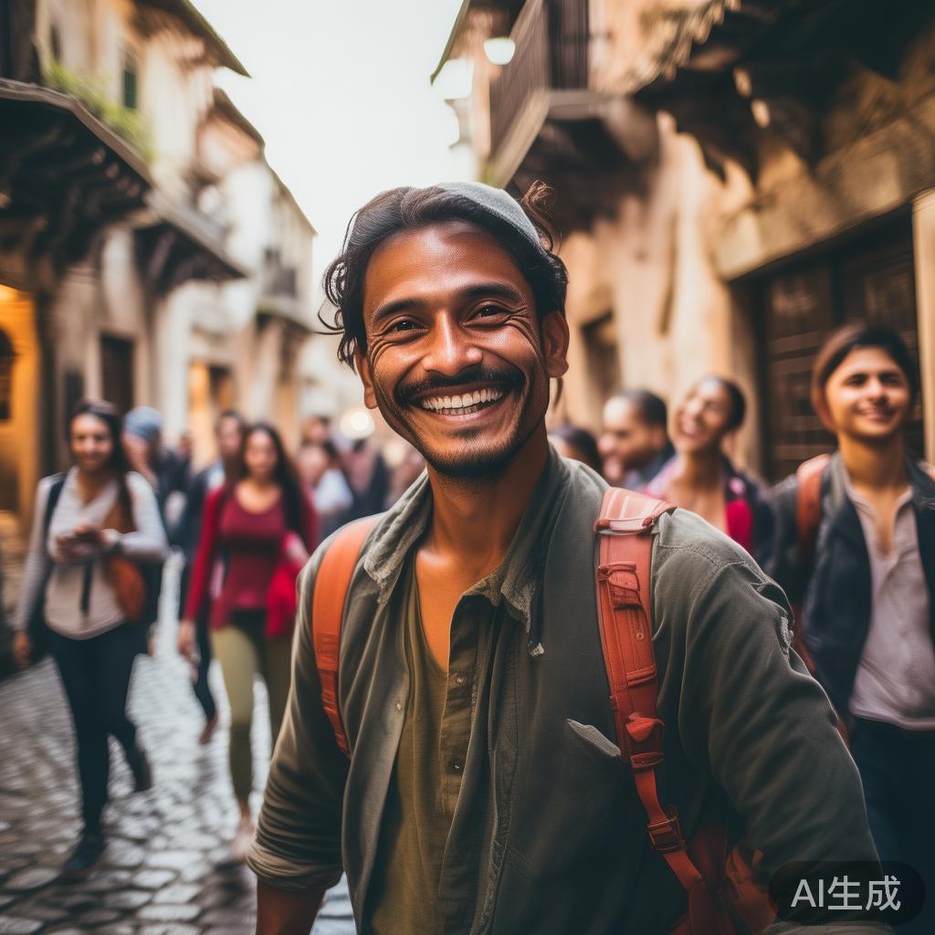 我曾在一次旅行中，遇到了一位极