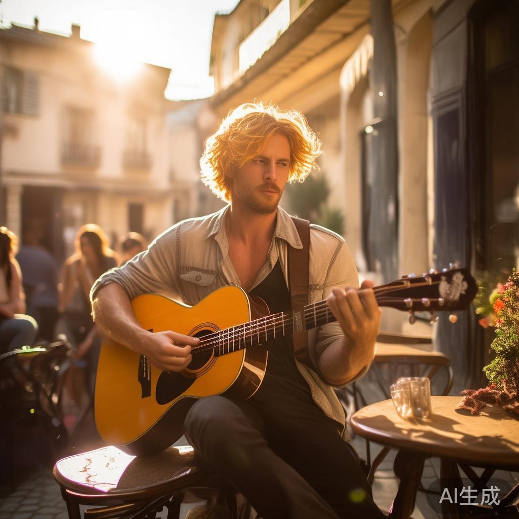 那是一个阳光明媚的午后，我在咖