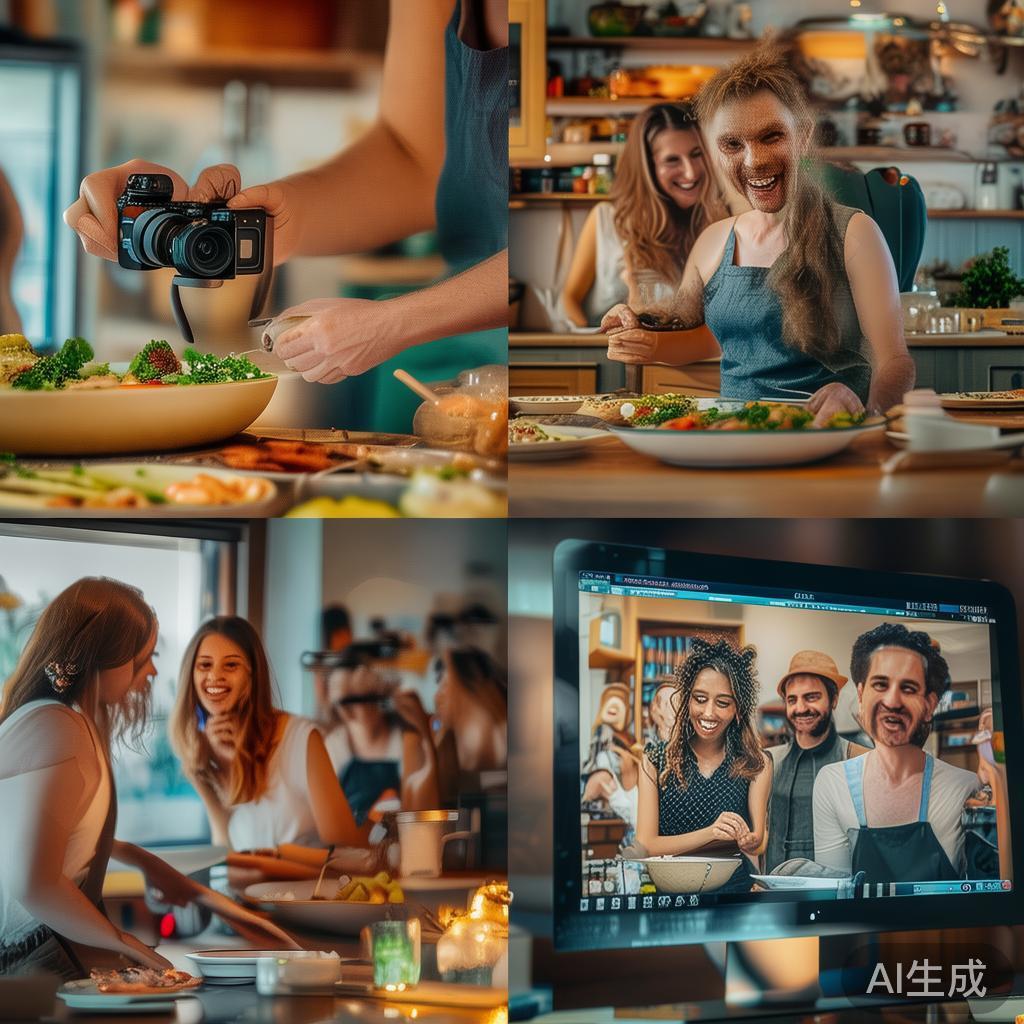 以抖音上的美食博主为例，他们通