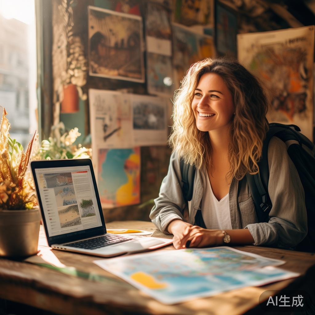 案例分析：一位旅行博主，在每次