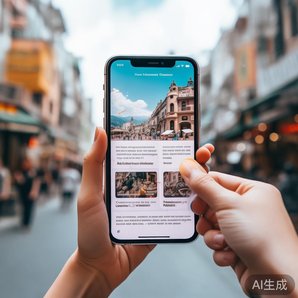 某旅行达人在小红书上分享自己的