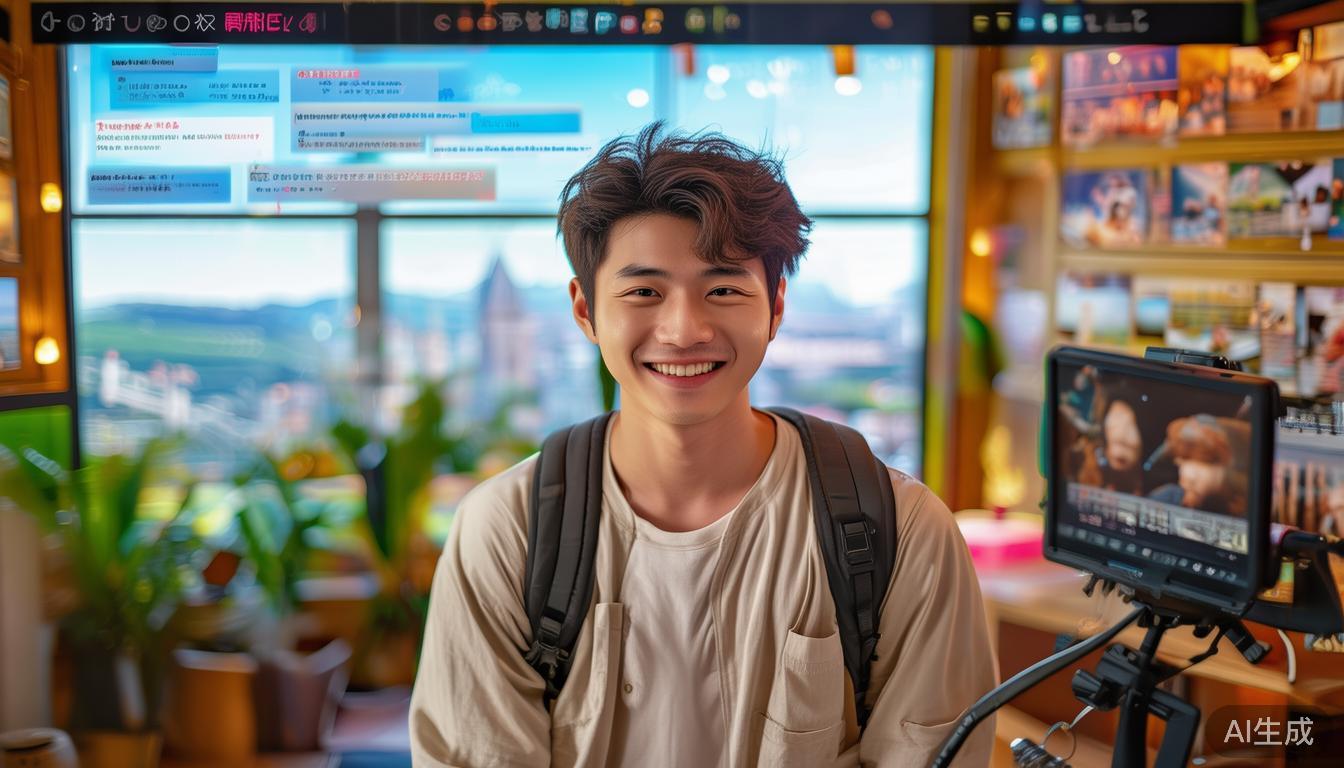 小李是一位热爱旅行的快手主播，