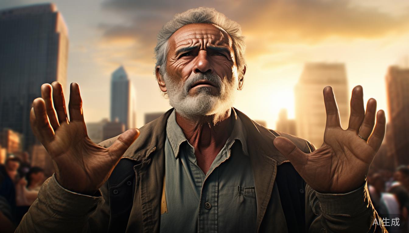 然而，他从未放弃。他告诉我：“