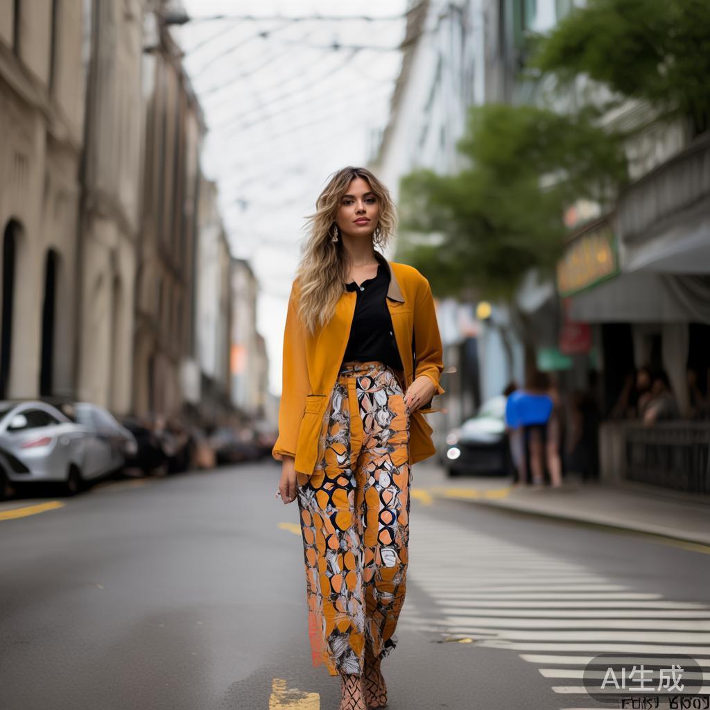 一位时尚博主分享了她的最新穿搭