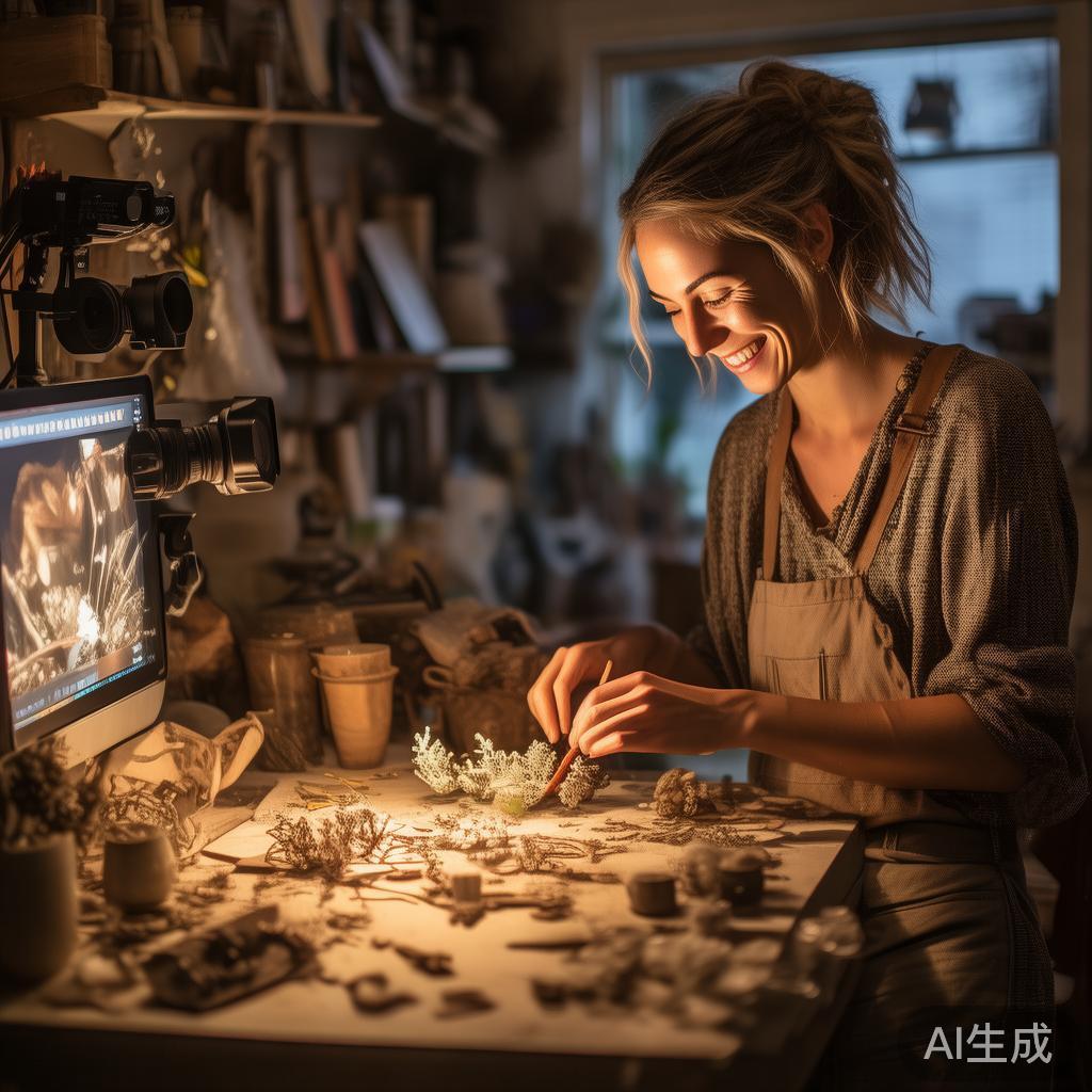 公众号视频有收益吗 一位专注于手工艺品的公众号创作